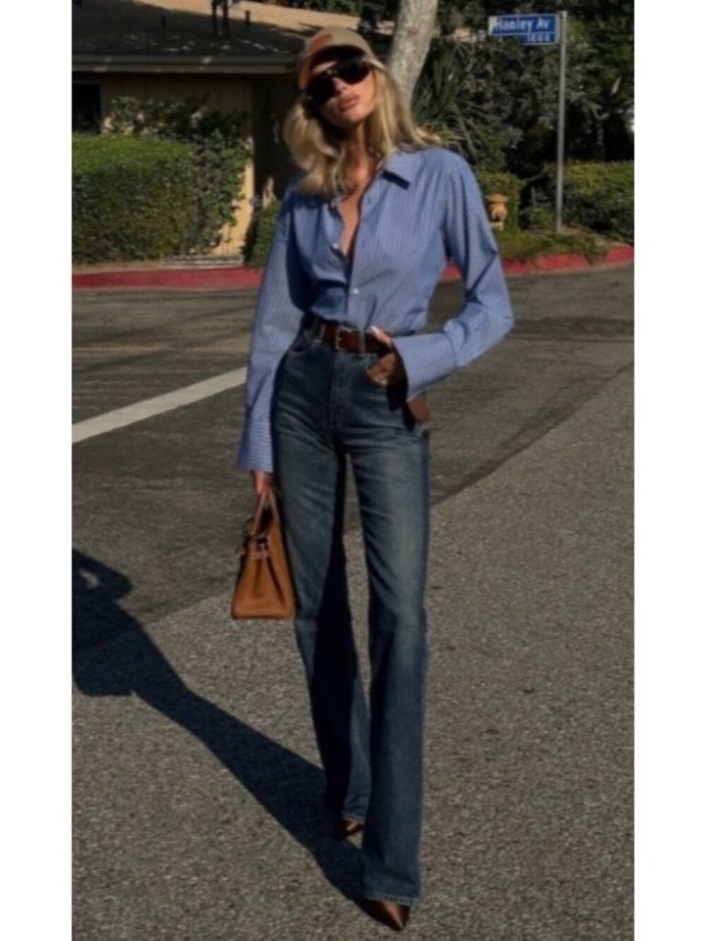 NEW Mother the Mid-Rise Smokin' Double Heel Slim Flare Jeans 30 Blue Casual